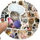 thumbnail image 2 of Paquete de 50 pegatinas de gatos bonitos, hermosas calcomanías de gatos para fanáticos del color, 2 of 4