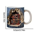 thumbnail image 4 of 3D Bookshelf Mug, Creative 3D Bookshelf Coffee Mug, 3D Visual Effcet Library Shelf Cup, 3D Mugs for Book Lovers, 3D Space Design Multi-purpose Ceramic Mug, Gifts for Readers Book Lovers, 4 of 8
