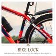 thumbnail image 4 of 1 Set of Reusable Bike Lock Multi-function Round Lock Steel Cycle Lock Bike Round Shaped Lock Bicycle Lock Tool, 4 of 8