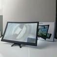 thumbnail image 3 of Curved Screen Magnifier with Stand for Smartphones and Tablets 4-7 Inch Portable Lens-Free Display Amplifier for Watching Videos and Reading, 3 of 5