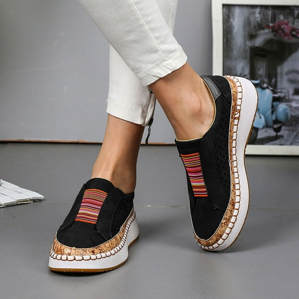 Hollow out round toe 2025 casual sneakers