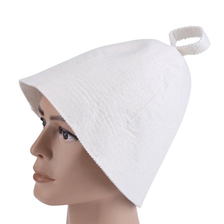 Yosoo Wool Felt Sauna Cap Wool Sauna Hat White Wool Felt Sauna Hat Cap For Russian Banya Sauna Hut With Hang Loop Supply Walmart Canada