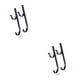 thumbnail image 1 of Yuarrent Paquete de 2 colgadores para piscinas, gancho para piscinas, estante de Metal montado en la pared con soporte de carga de aleación de aluminio, 2 piezas 2piezas Yuarrent CBP384493, 1 of 6