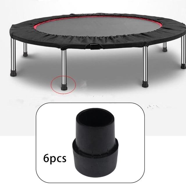 Cubiertas para patas de , puntas de goma para patas que evitan que se camine tapa de tapa del extremo de punta silenciada 6 piezas Macarena Cubierta de pierna de trampolín
