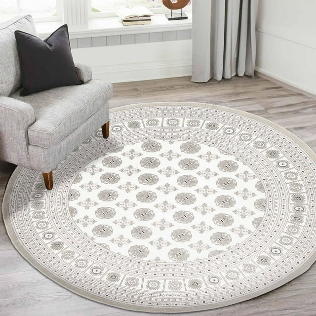 ECARPET Bokhara Traditional Oriental Area Rug, Classic Geometric Pattern