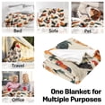 thumbnail image 3 of Gresahom Chicken Blanket, Christmas Throw Blanket Gifts for Holiday, Rooster Hen Blanket for Adults Girls, Farm Chicken Blanket for Birthday Baby Shower Lightweight Soft Cozy Flannel Blanket(30"x40"), 3 of 7