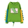 thumbnail image 1 of Puntoco moda mujer Casual estampado manga larga empalme dinosaurio sudadera tops Puntoco Puntoco-3036, 1 of 5