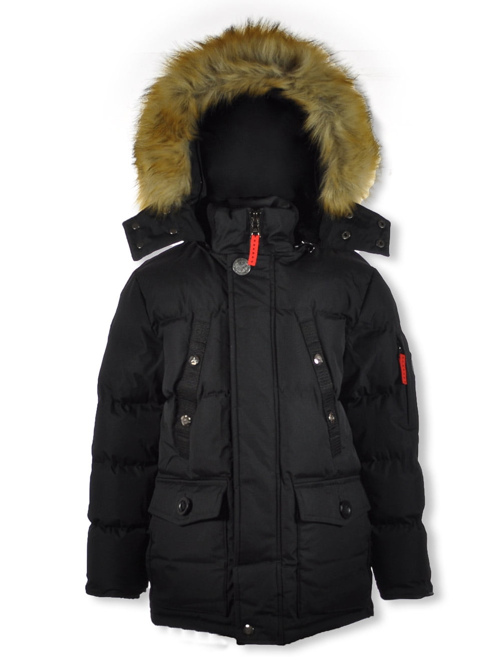 Boys black sale parka coat