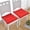 Red, variant on Linen Square Chair Cushion 18x18 Inch Breathable Office Pad, All-Season Cooling Seat Mat for Campus Dorm