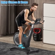 Indoor Cycling Exercise Bike with Pad Holder , Magnetic Stationary Cycling Equipment for Home, 298lbs Capacity