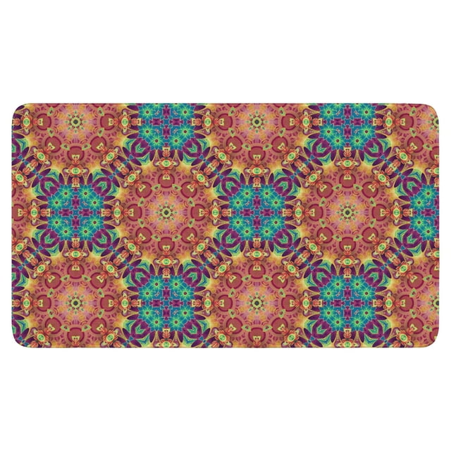 Chic 30x17 Inch Moroccan Trellis Non-Slip Door Rug - Perfect Area Rug for Indoor Entrance, Bedroom, Kitchen, Bathroom