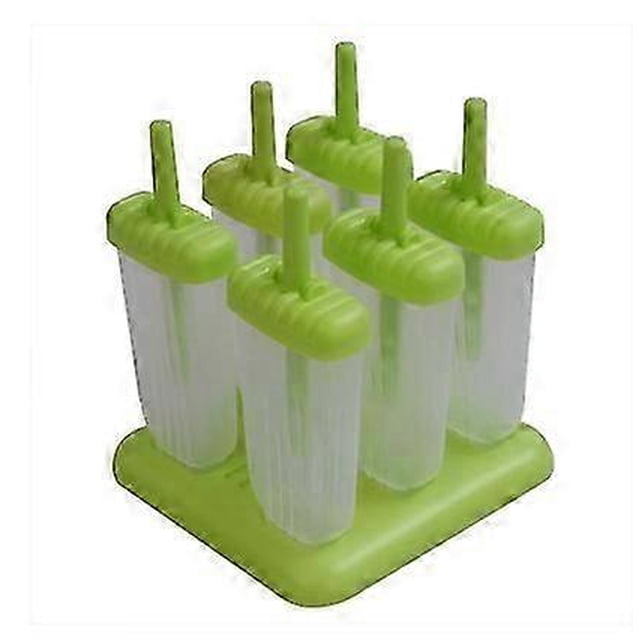 6 Cells Ice Cream Mold Block Frozen Molds Popsicle 1 One Size