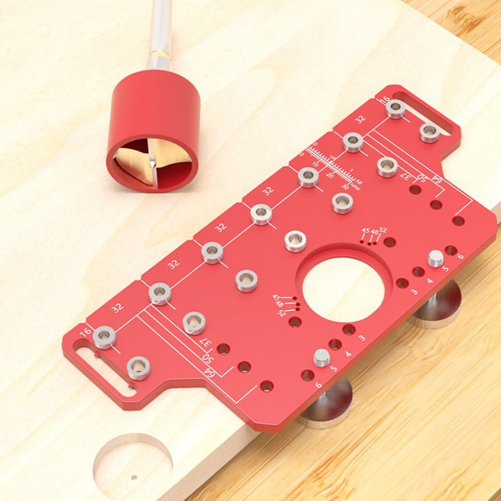 Shelf Pin Gauge Drilling Guide Template System Holes Jig Hinge Puncher Locator Type B