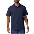 thumbnail image 3 of Vetsdori Mens Short Sleeve Big and Tall T-Shirts Quick-dry Summer Ice-Silk Outdoor Casual Breathable Trendy Shirts for Men Collar, 3 of 8