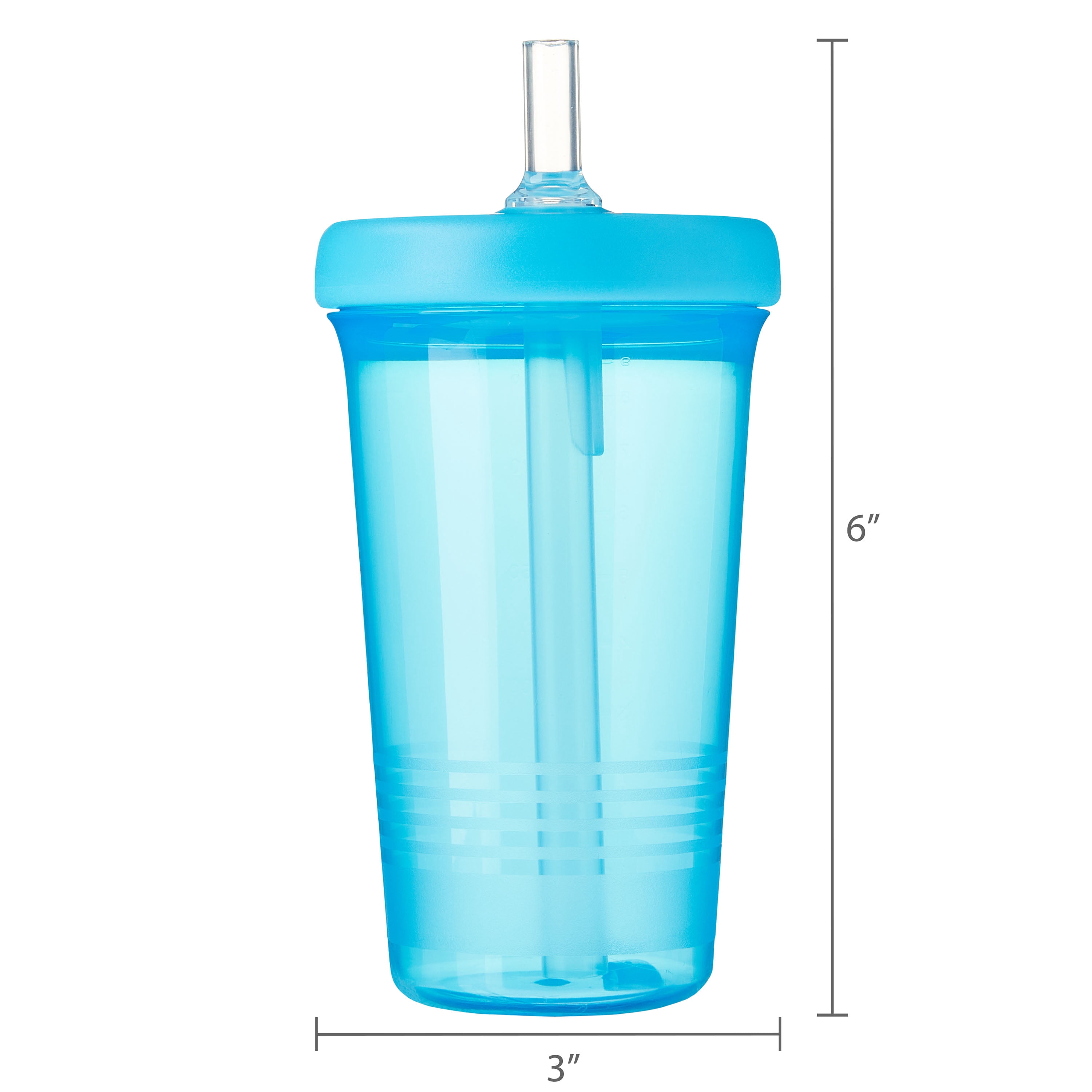 Parent's Choice Easy Sip Straw Cup 6 Months+, Blue, 9 fl oz, 1 Count, 6 Months+