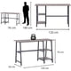 thumbnail image 3 of Escritorio para Computadora FRATELLO MUEBLES Baal Industrial Moderno Roble, 3 of 8