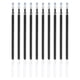 thumbnail image 1 of Recargas de bolígrafo Uxcell de 130 mm, punta de aguja de 0.5 mm, recarga de bolígrafo de tinta gel negra, negra, 50 piezas, 1 of 5