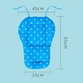 thumbnail image 7 of Bueautybox Stroller Accessories Double-Sided Dot Print Cushion, Cotton, for Baby Strollers, Gray, 7 of 7