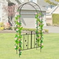 thumbnail image 2 of Kinbor 84" Black Metal and Steel Arbor, 2 of 7