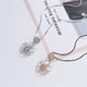 thumbnail image 4 of Collar Yuyangstore Colgante de Cristal Plata 5.3x3.2cm, 4 of 8