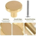 thumbnail image 6 of FNNMNNR Set of 8 Door Knobs Round Solid Brass Cabinet Knobs Round Vintage Furniture Handles with Screws for Cabinet Cupboard Drawers 20 x 25mm (8Pcs), 6 of 8
