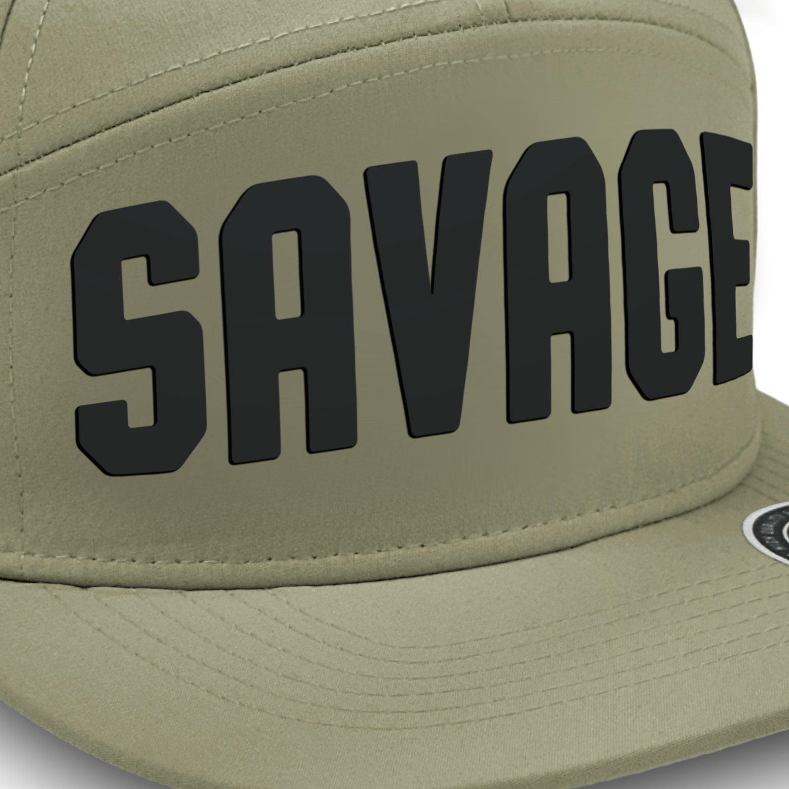 GYMISH Lifestyle Savage Men's Workout Hat with Laser-Vented Design in Various Colors