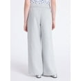 thumbnail image 3 of Weekend Academy Girls Rolled Waist Fleece Sweatpants, Sizes 4-18, 3 of 4