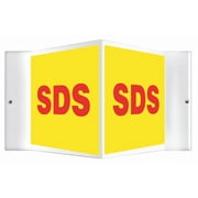 Accuform SDS 3D Projection Sign,8x18 In PSP768 PSP768 ZO-G5216416