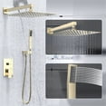 thumbnail image 2 of JESTOP Complete Shower System with Rough-in Valve with 10 Inches Rain Shower Head, 2 of 15