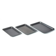 Nifty Set of 3 Non Stick Cookie and Baking Sheets, Small, Medium and Large