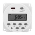 thumbnail image 1 of 12v Mini Lcd Digital Lcd Power Weekly Timer Relay Switch Digital Timer Power Timer Control With Waterproof Cover White, 1 of 5
