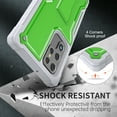 thumbnail image 6 of FITO For Samsung Galaxy S22 Ultra Case, Full-Body Phone Case with Kickstand (Green), 6 of 8