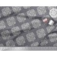 thumbnail image 2 of Soimoi Poly Georgette Fabric Damask,Leaves & Floral Block Decor Fabric Printed Yard 42 Inch Wide, 2 of 3