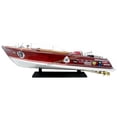 thumbnail image 1 of Gia Nhien SB5912P Super Riva Zoom Wooden Model Speed Boat, 1 of 1