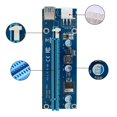 thumbnail image 2 of USB 3.0 6Pin PCI-E 1X to 16X USB3.0 Port Express Mining Extender Riser Card Adapter Cable 6PIN, 2 of 8