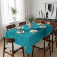 thumbnail image 6 of Teal Marble Table Cloth Waterproof Tablecloths, Turquoise Marble Crack Abstract Modern Art Tablecloth Dining Table Cover for Kitchen Party Tabletop Outdoor, Rectangle Tablecloth 52x70 Inch, 6 of 9
