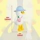 thumbnail image 5 of Pato de peluche, cojín de 30 cm, 5 of 5