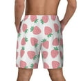 thumbnail image 4 of Goofa Strawberry Printed Men's Swim Trunks Board Shorts Quick Dry Mens Swimming Trunks with Compression Liner,Breathable Fit Hawaii Beach Shorts-3X-Large, 4 of 9
