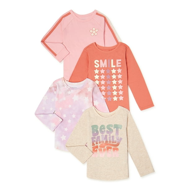 Garanimals Baby Girl & Toddler Girl Graphic Long Sleeve TShirt