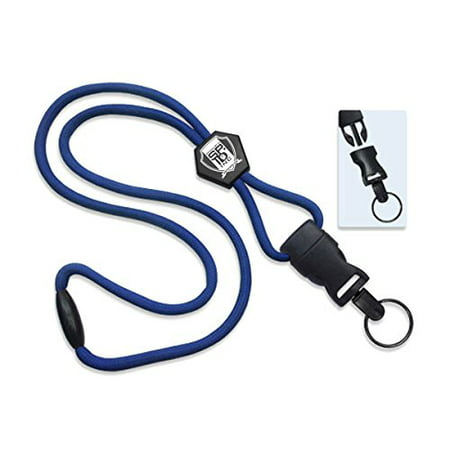Heavy Duty Breakaway Lanyard With Detachable Key Ring by Specialist ID Sold Individually (Royal