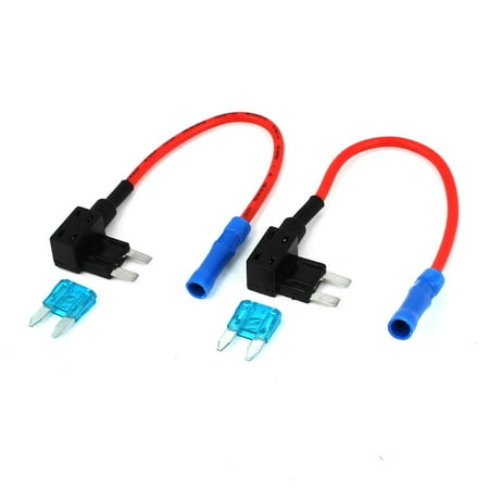Fuse Adapter - Unique Bargains Add-A-Circuit Fuse TAP Adapter ATM APM Fuse Holder 2pcs for Car