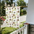 thumbnail image 5 of Wukai Donut Sloth Garden Flags Double Sided Welcome Garden Yard House Flags Outside Outdoor House (Only Flag), 5 of 8