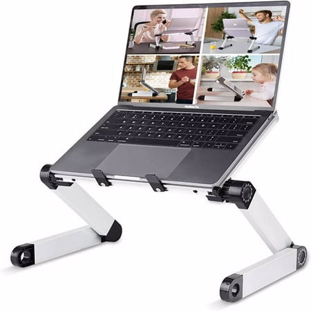 Adjustable Laptop Stand Table for Office, Portable Foldable Lift Bracket Aluminum Ergonomics Design,Office or Home Desk Suitable for Ipad