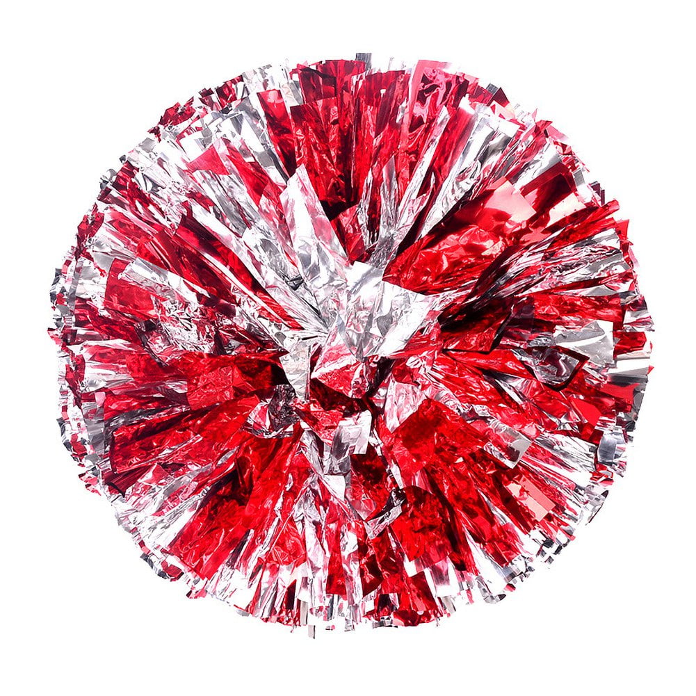 2 PCS (1 Pair) Cheerleader Pom Poms Cheer Poms Cheering Squad for Sports Party Dance