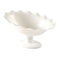 thumbnail image 1 of Flower Shape Fruit Snacks Dessert Plates Non-slip Stable Table Storage Container for Fruits Snacks Nuts Dry Fruits - Pure White, 1 of 2