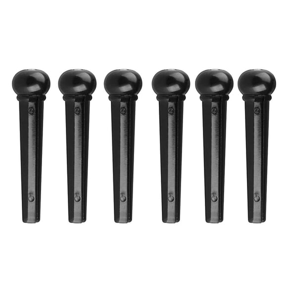 Paquete de 6 piezas de Accesorios para guitarra Acústica Negra con cuerdas para guitarra shamjiam