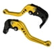 thumbnail image 1 of Par Moto Freno Embrague Manetas Plegables CNC para Suzuki Tono Dorado, 1 of 6