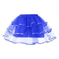 thumbnail image 5 of Ediodpoh Women's Tutu Skirt Solid Color Carnival Puffy Mesh Skirt for Stage Performance and Party Skirts for Women Blue XL, 5 of 5
