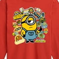 thumbnail image 3 of Despicable Me Minions - Minion & Banana Stickers - Toddler & Youth Long Sleeve Graphic T-Shirt, 3 of 5