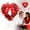 D2_13.78", variant on ERTZAE Heart Shaped Wreath,13" Red Burlap Heart Wreath With Gold Bow For Porch Styling Red Valentine Wreath,Burlap Bow Front Door Decor,Romantic Wedding Gift,Valentine Day Door Wreath,Burlap Wreath